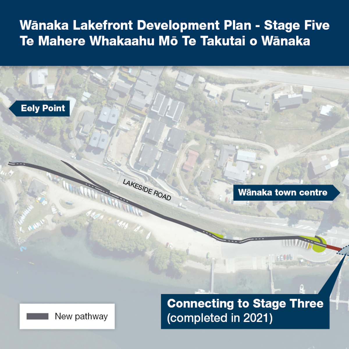 QLDC Wanaka Lakefront Development Plan Stage 5 Map Social 800X800px May24